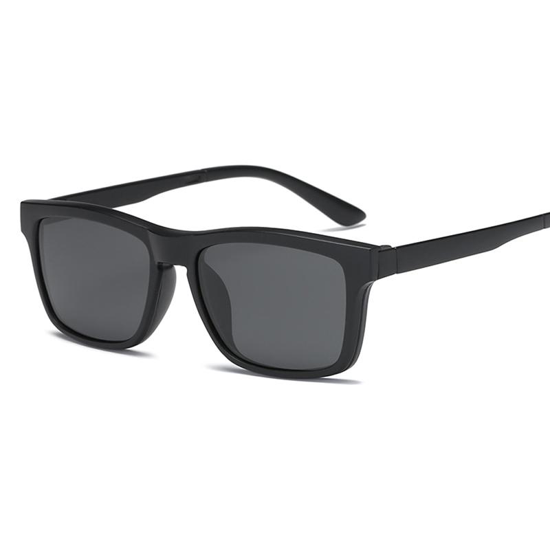 

Polarized Optical Magnetic Sunglasses Clip Magnet Clip on Sunglasses Clip on Myopia Sun Glasses Frame 1+1 Combination Clip on Magnetic Sunglasses C2