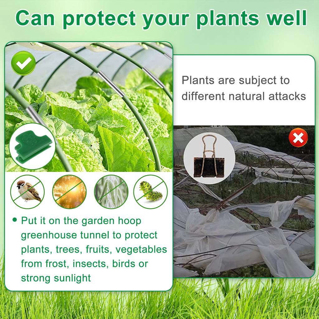 Greenhouse Hoops Set Gardening Folding Fiber Rod Set Greenhouse Seedling Arch Shed Bracket Garden Plant Hoop Grow Tunnel Support