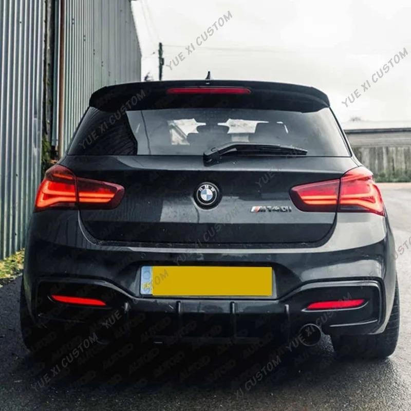 For BMW F20 F21 116i 118i 120i M135i M140i 2011-2019 Rear Roof Spoiler Cap Rear Trunk Roof Lip Spoiler Wing Car Rear Lip Covers