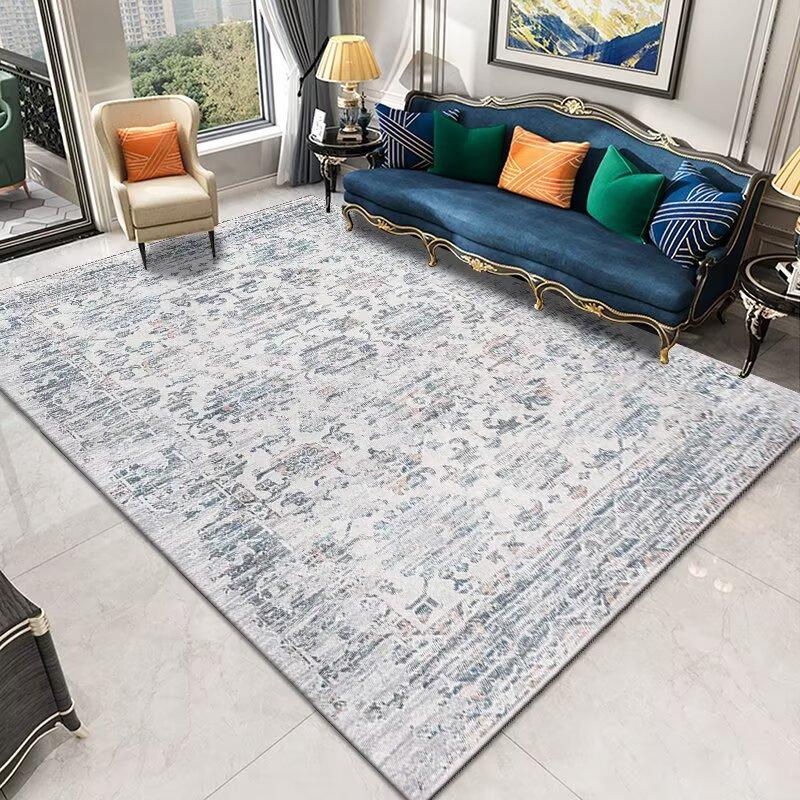 Bohemian Retro Coffee Tables Mat Bedroom Decoration Persian Non-slip kitchen floor carpet Washable Boho rugs Living Room Rug