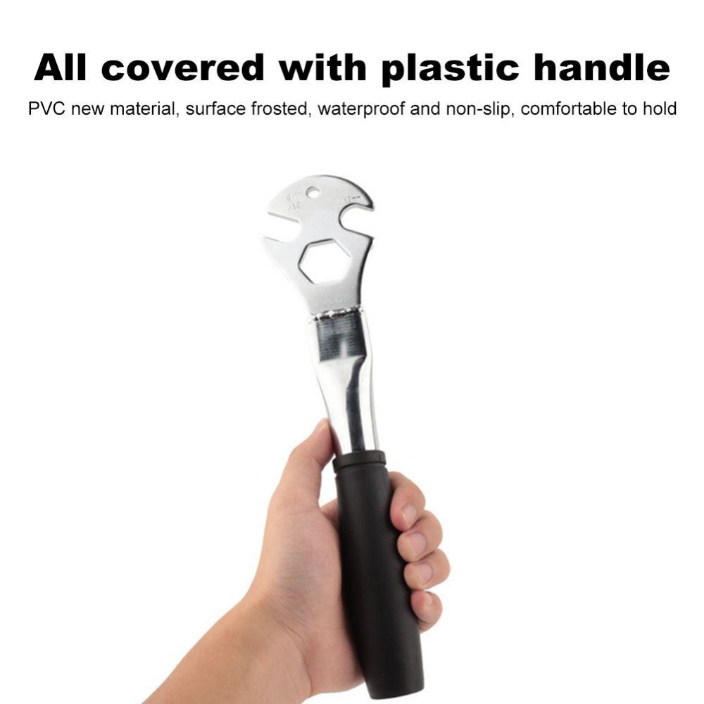 15/24mm Bicycle Pedal Removal Tool Pedal Install Remover Spanner  For Biking Maintenance Repair