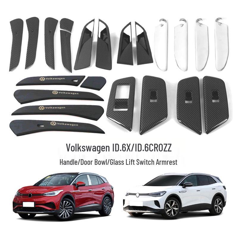

Volkswagen ID.6X & 6CROZZ Door Bowl, Handle, Armrest, and Glass Lift Trim Set