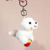 Cute Seal Pendant Keychain Marine Animal Plush Toy Doll Girl Bag Pendant