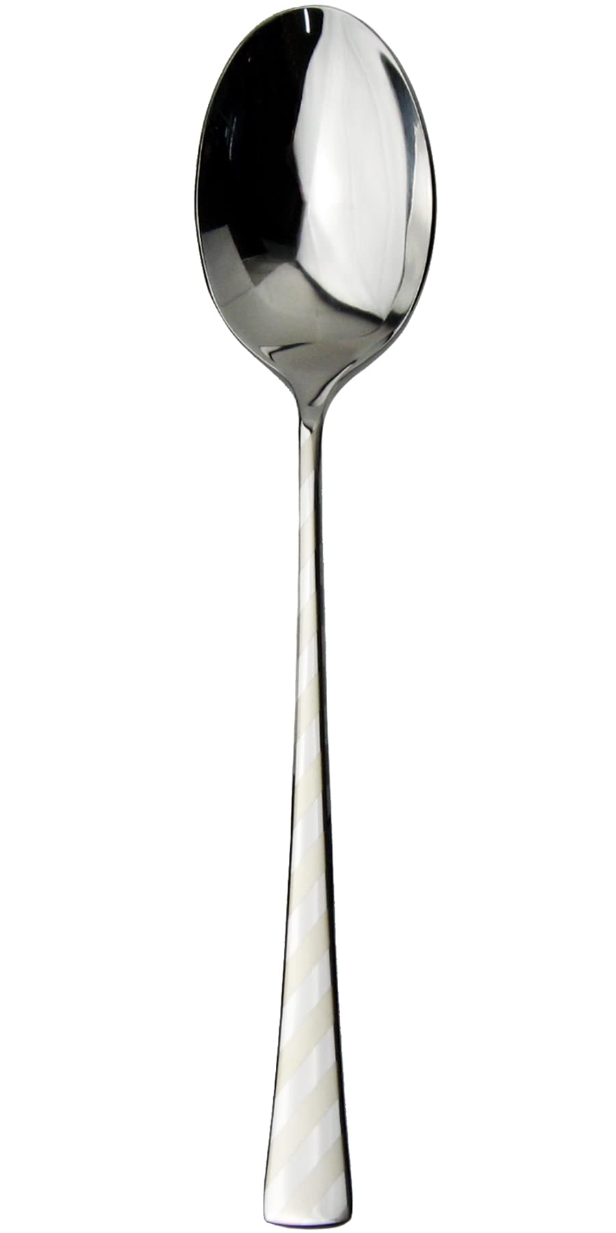 Nagao White Dinner Spoon Stainless Steel Mirror Laser Finish Made in Japan - - 17.8cm 18-8