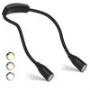 LED Reading Neck Light Book Lamp 360° Flexible Arm Reading Book Light Read Neck Lamp Study Reading Night Light