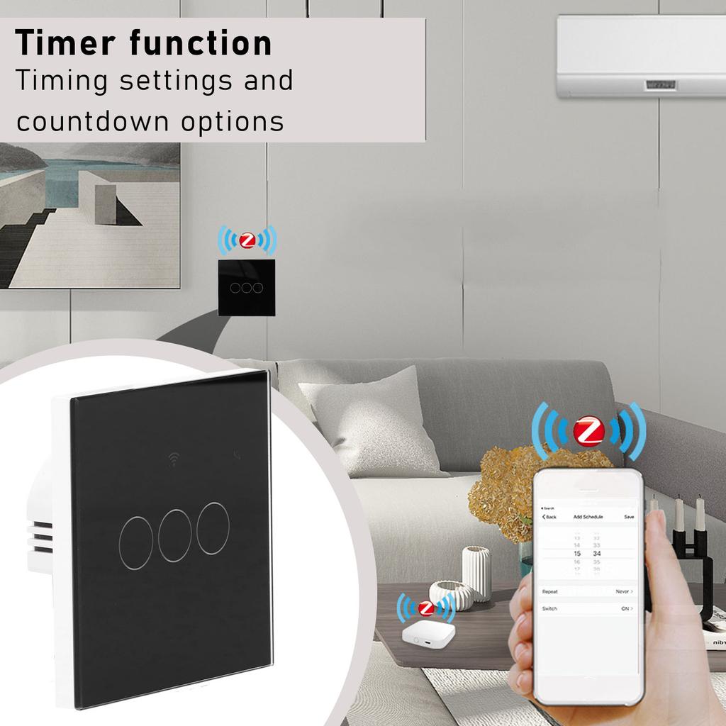 Für Licht 3-Gang EU Fernbedienung Touch 100‑240V 50HZCelsius60HZ
