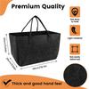 ABBY-Felt Storage Bag Large Capacity Casual Shopping Bag,Fruit And Vegetable Basket Toy Storage Basket Clothing Storage Basket