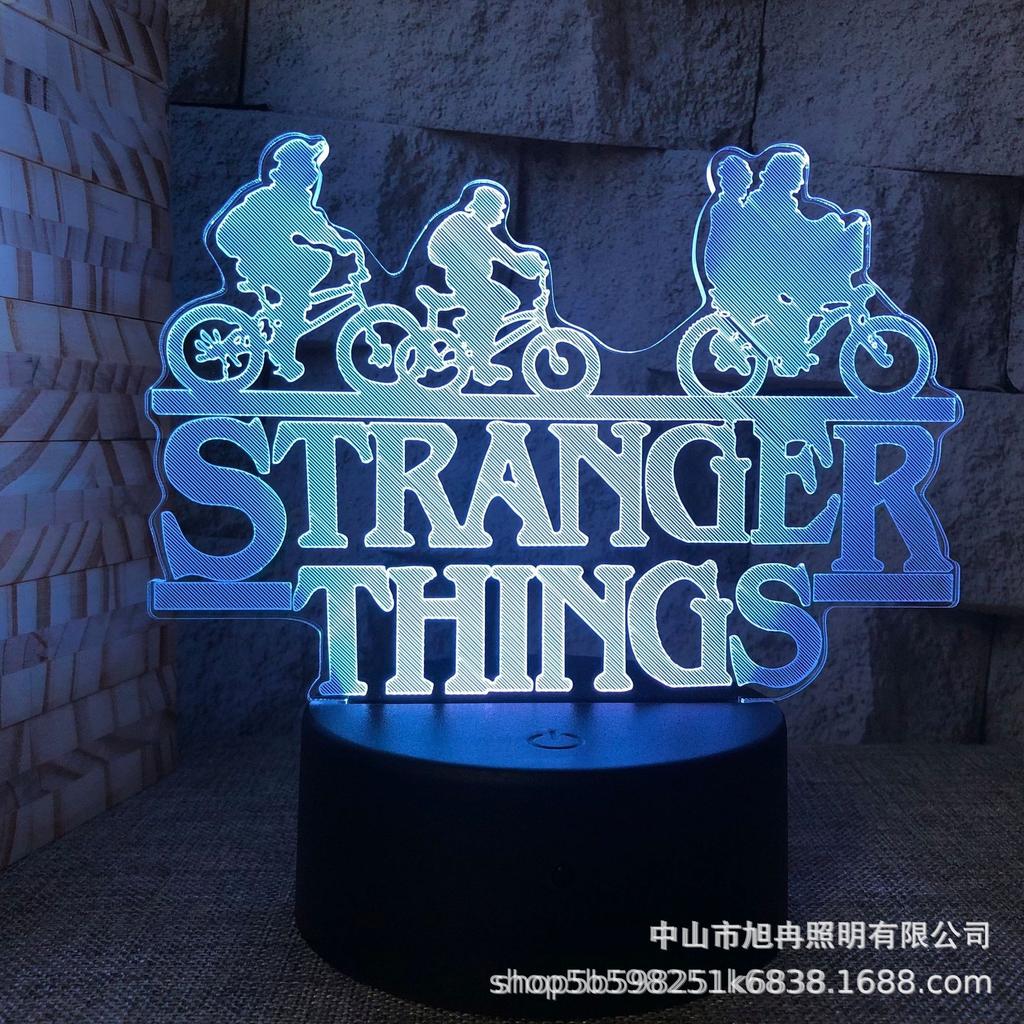 Black 3D Crackle Night Light: 16-Color Table Lamp