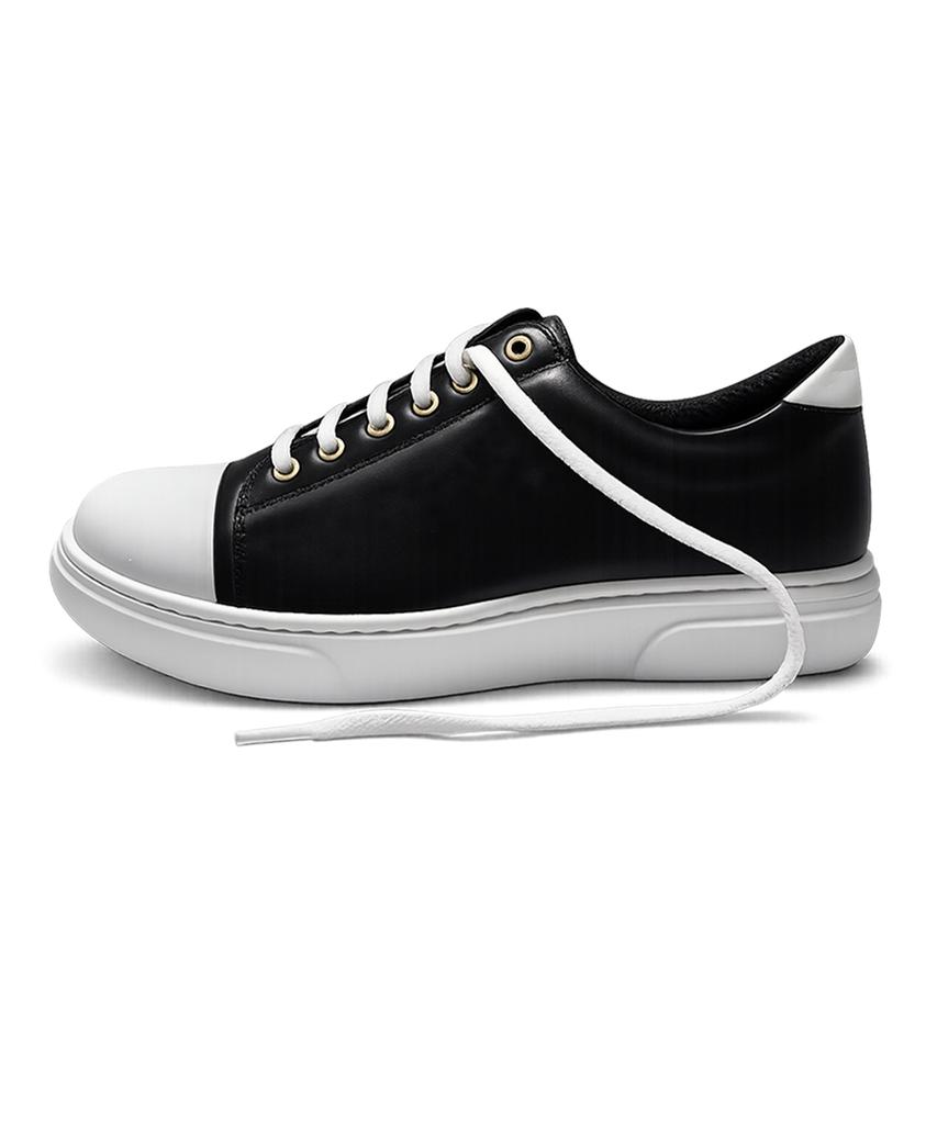 Mellos Canvas Leather 3.5Cm Sneakers - Handmade