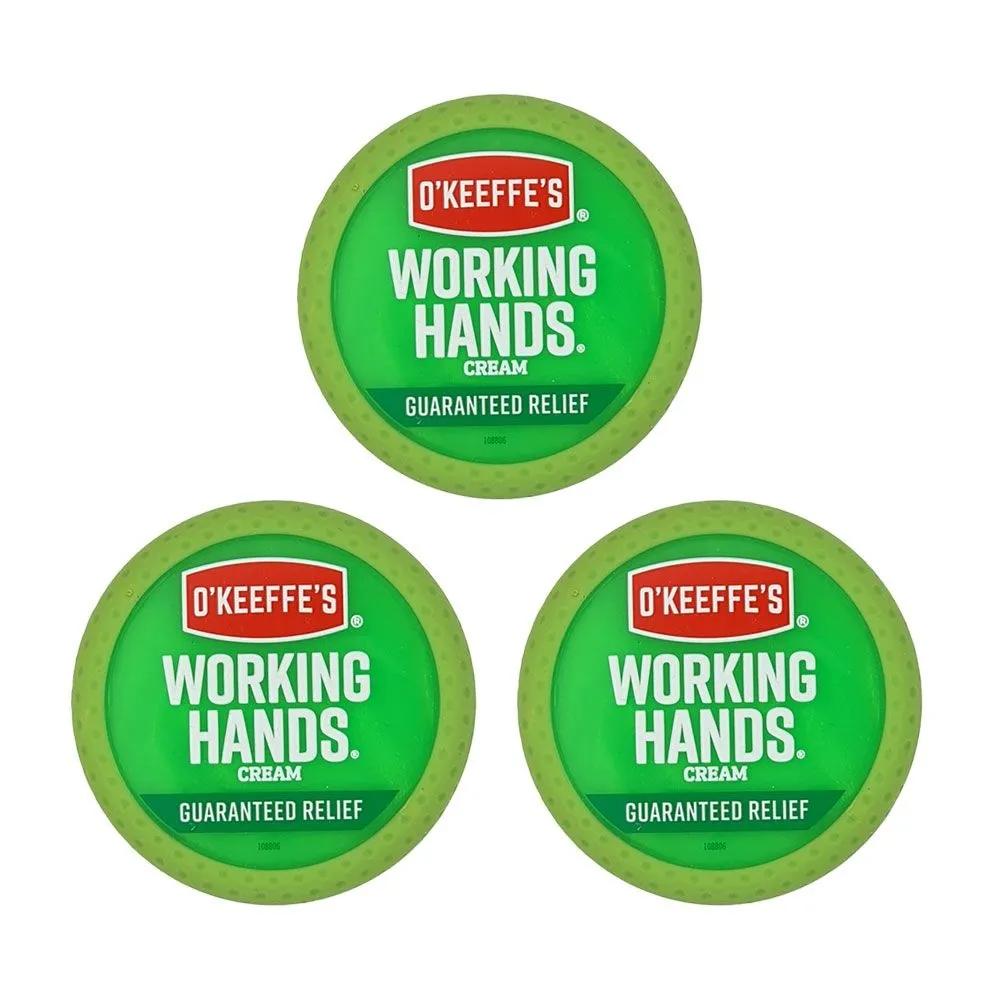 

O Keeffe s Working Hands High-Moisture Hand Cream Jar Type Container Type Unscented 3 Pieces