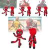 Adorable Deadpool Wolverine Plush Toys Featuring Vibrant Red Colors And Soft Pp Cotton Filling Perfect For Collectors And Kids