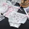 Ladies Summer Lovely Print Sweet Sexy High Open A Word Underwear