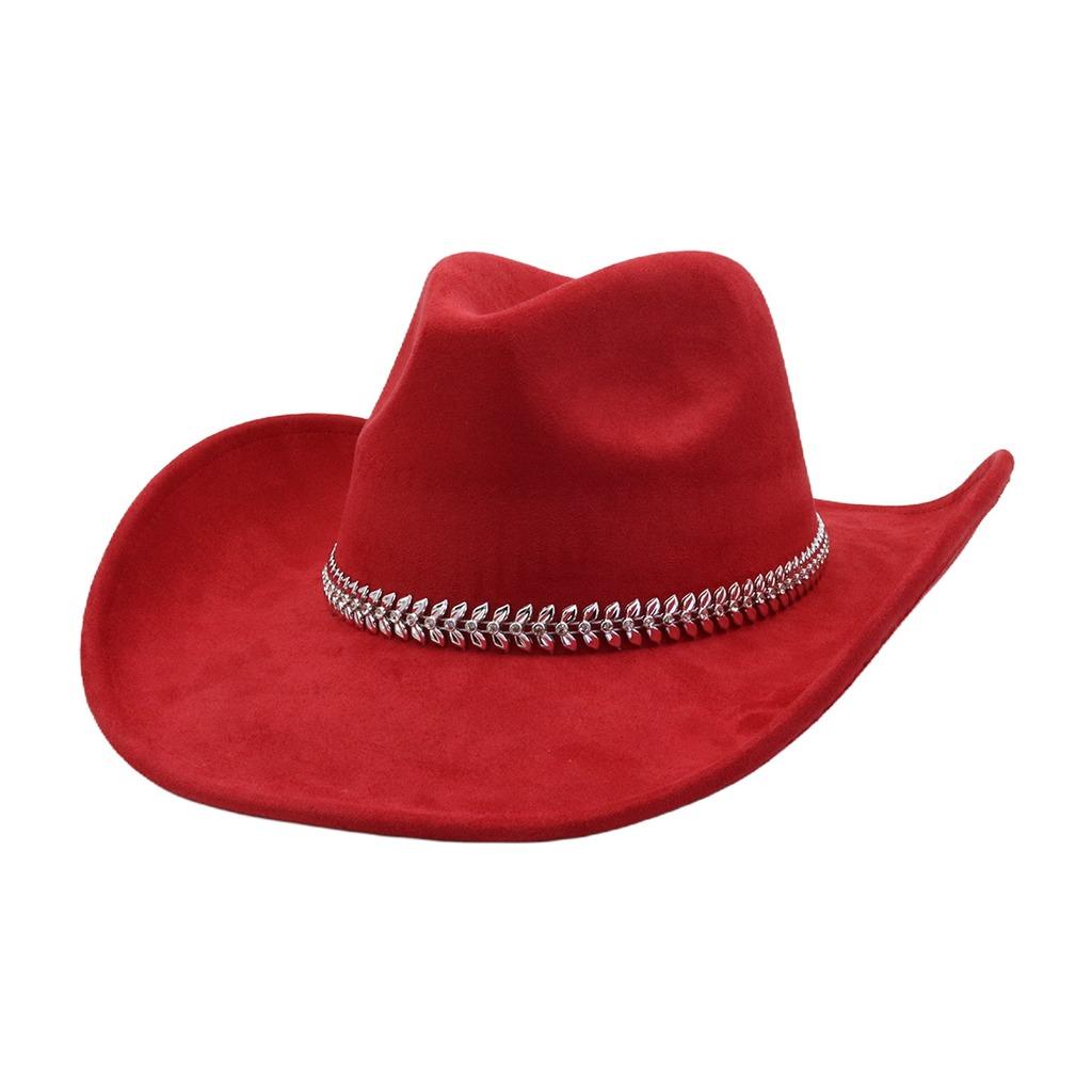 Vegan Suede Hat fishbone shape 9.5cm Wide Brim Fedora Hat Men's and Women's Autumn and Winter Felt Jazz Hat Classic Church Hat