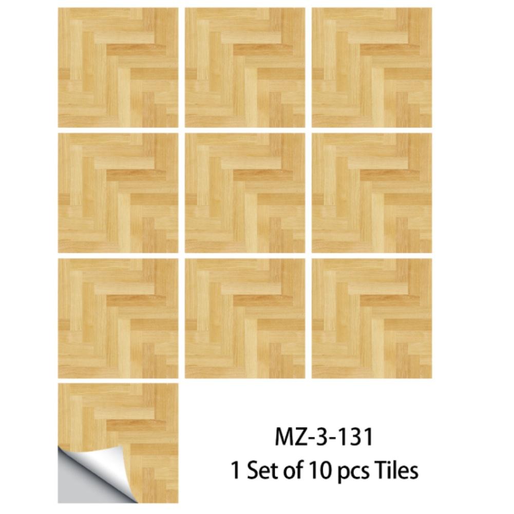 

10pcs Wood Grain Texture Wall Decals PVC Material with Strong Peel and Backing for Smooth Interior Applications