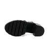 Open Toe High Heels Sandals Women Platform Shoes For Party Nightclub Sexy Black Gothic Footwear