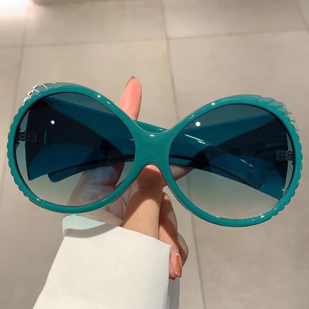 Y2k Round Women Sunglasses Stylish Punk Candy Color Outdoor Shades  New Trendy Vintage Brand Designer UV400 Eyewear