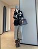 Elegant Wool Blend Bootcut Wide-Leg Cropped Trousers - Warm and Slimming for Autumn/Winter 2025