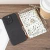 Cute Cat Ultra Thin Card Holder for Women, Lightweight Zipper Multi-Slot Wallet, Slim Card Case for Daily Carry