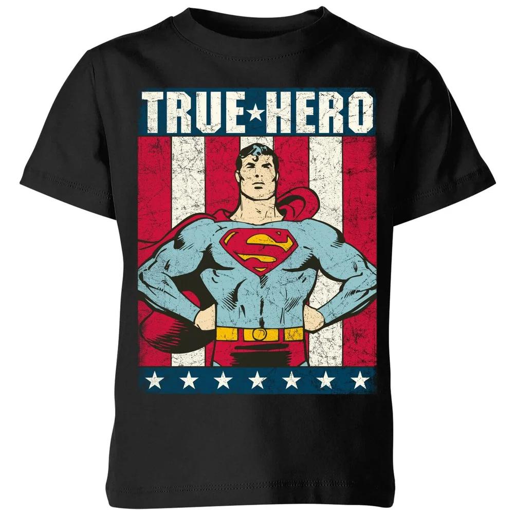

DC Originals Superman True Hero Kids T-Shirt - Black - 3-4 Years 160