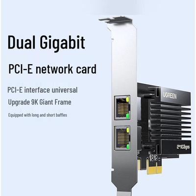 Ugreen PCIe Dual Gigabit Ethernet Network Card (CN Version)