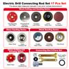 17Pcs Electric Drill To Angle Grinder Converter Electric Drill Conversion Angle Grinder Connecting