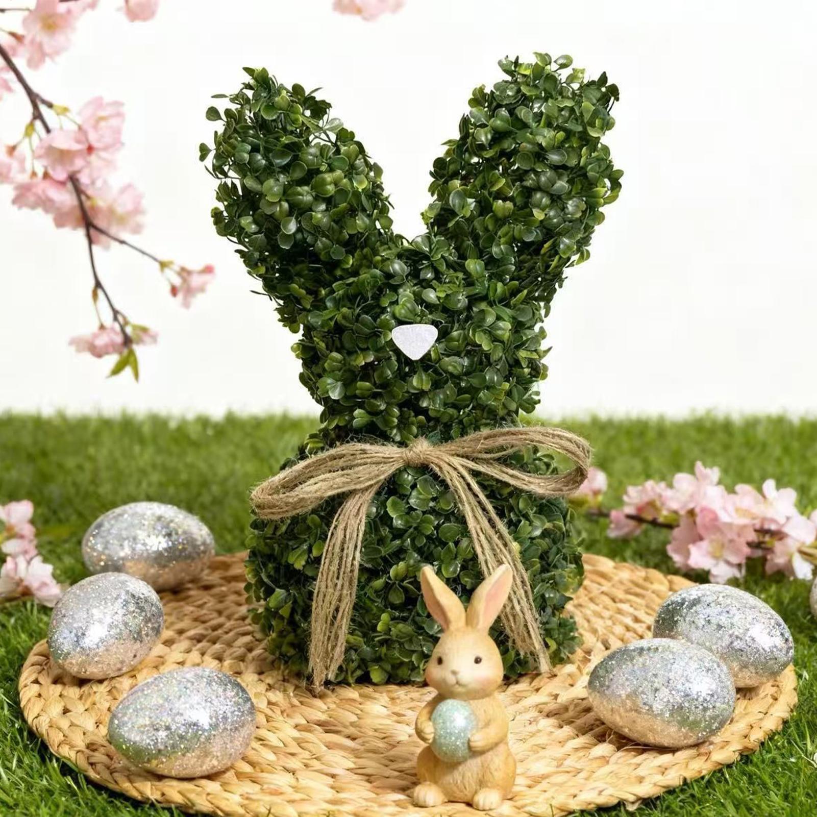 

Artificial Bonsai Tree Realistic Cute Home Decor Detachable Artificial Easter Bunny Tree for Garden Balcony Bedroom Dining Table CN