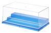 Wave Display T Case Stage Skeleton Blue Mini Figure Compatible Plastic W280 X D150 X H113mm TC034 Display Case (L) (inner Dimensions)