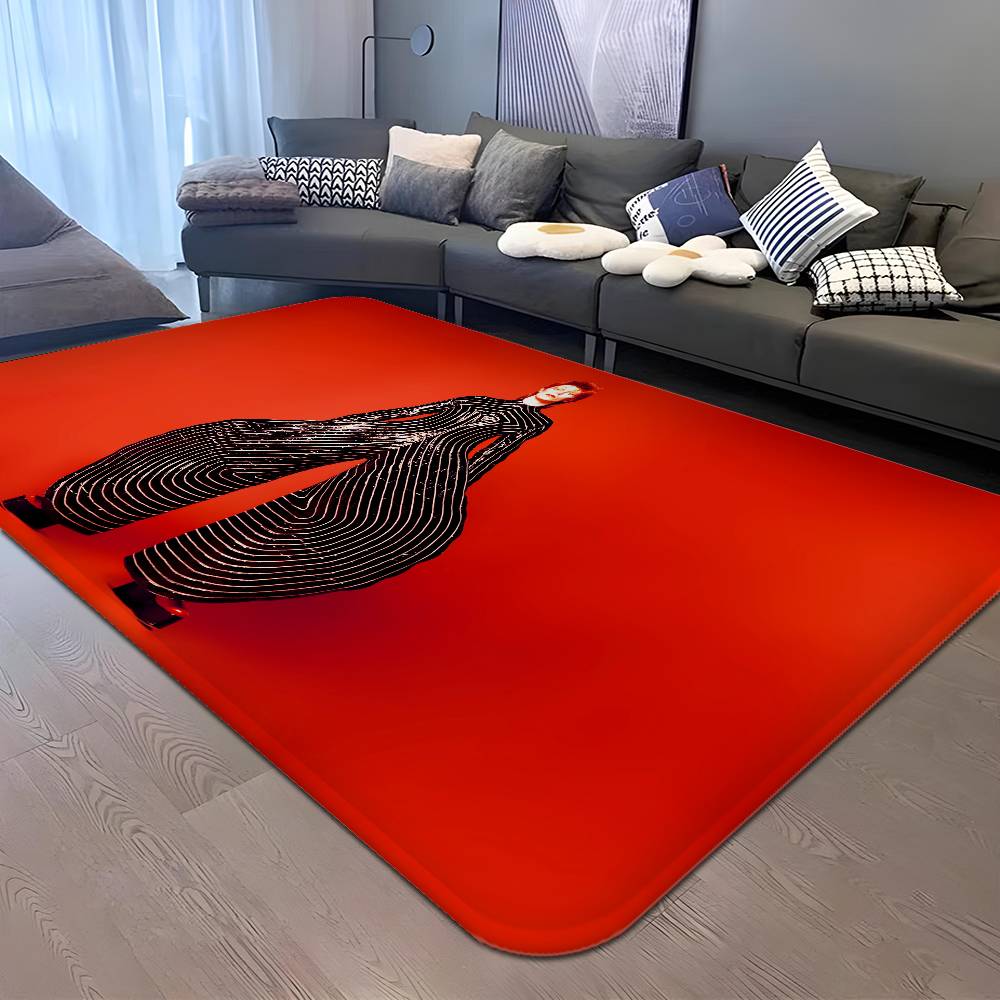 D-David Heißer Sänger B-Bowie Eingangstür-Matte Nordischer Stil Schlafzimmer Wohnzimmer Fußmatte Haus Balkon Rutschfest Moderne Heimdekoration