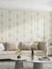 European Damask Stripe Wallpaper Living Room Non-Woven Floral Tv Sofa Background Wallpaper Bedroom