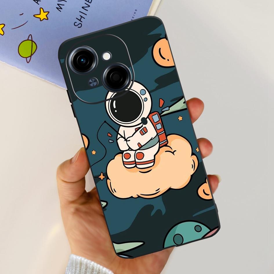 For Phone Case Tecno Spark Go 1 Cover 2024 Popular Flower Soft Silicone Back Protective Cover For Tecno Spark Go 2025 Pop 9 Etui