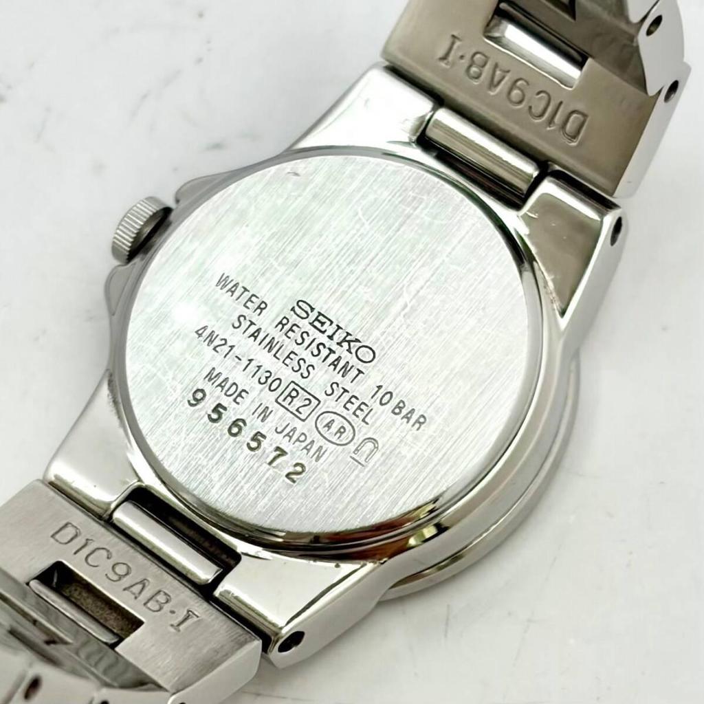 Used [Boxed/New Battery] SEIKO Lukia Ladies Watch Shell 4N21-1130 956572
