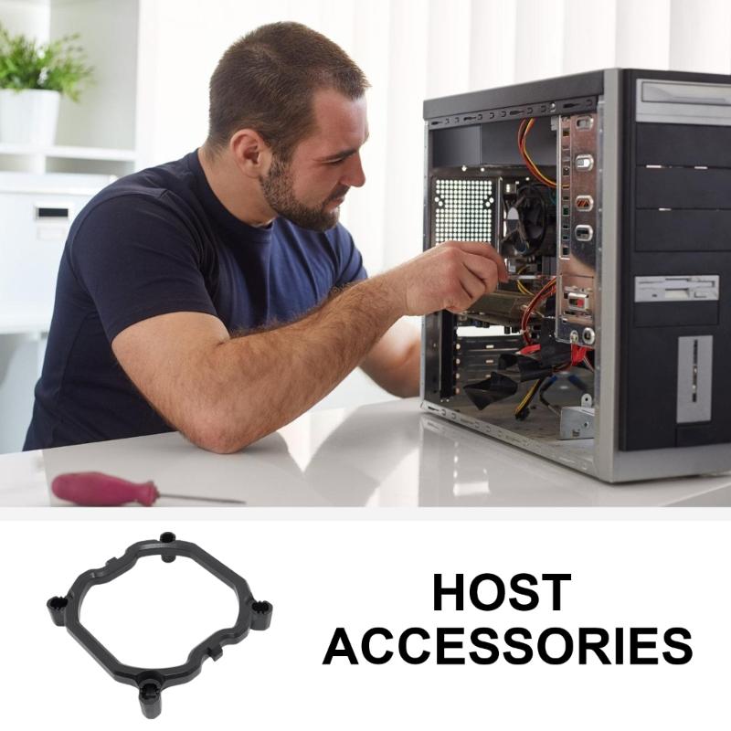 CPU Cooling Fan Support Base Frame With Installation Screws for 1700 1200 115x 2011 1366 Retention Backplates Set