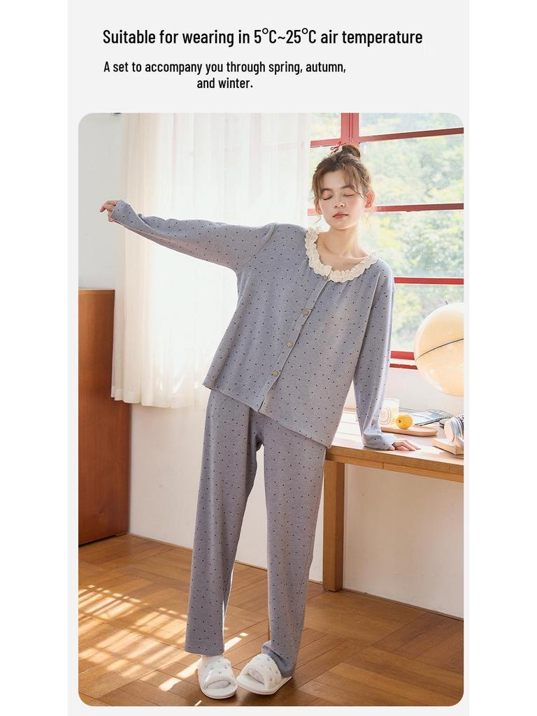 Women's Velvet Pajama Set - Thick, Sweet, and Cozy for Fall/Winter 2025