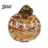 Warm Home Atmosphere Decor Hand Blown Glass Pumpkin Figurine Creative Adornment for Desktop Decoration Unique Fall Autumn Theme Jewelry Living Room