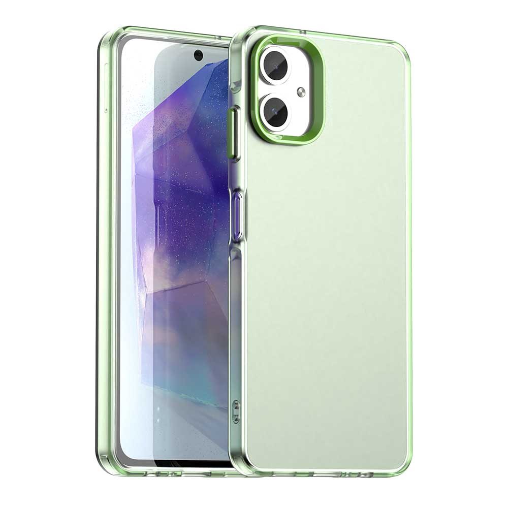 

Матовый чехол для Samsung Galaxy A06 Чехол Samsung Galaxy A06 A05 Fundas Coque Матовый Полупрозрачный ПК Задняя панель Бампер для Samsung A06 For Samsung A05 зелёный
