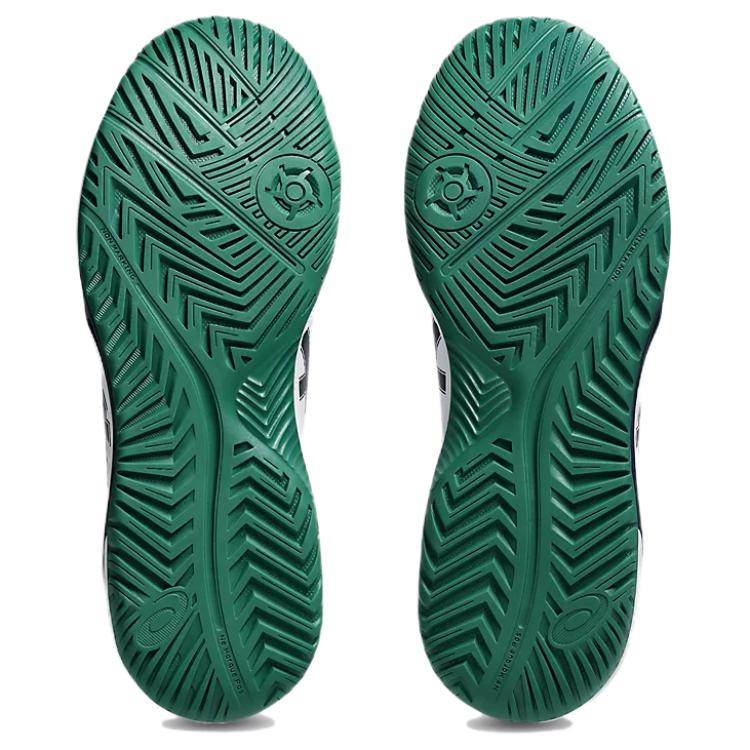 Asics Gel-Dedicate 8 Comfortable Versatile Shock Absorbing Durable Low-Top Tennis Shoes Men Sneakers White Blue 1041A408-105