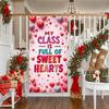 Heart Theme Backdrop Party Decoration Decoration For Teachers Educational Classroom