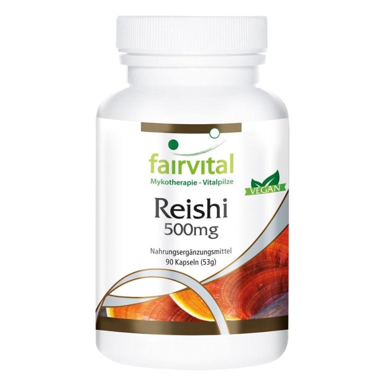 

Fairvital Reishi Mushroom Powder 500 mg, 90 Capsules