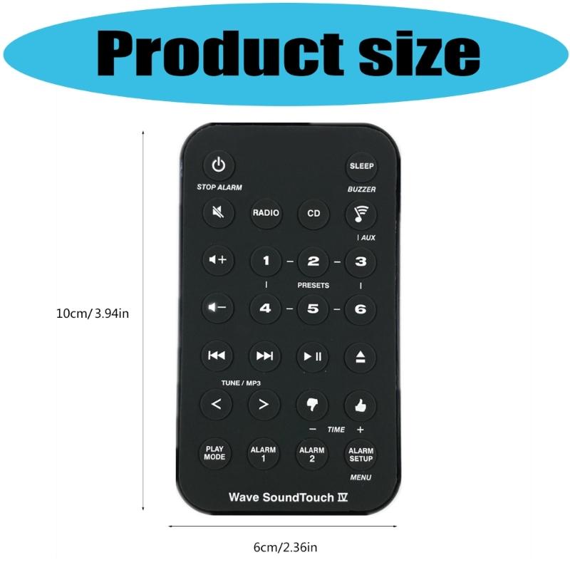 Ergonomic Remote Controller for Soundtouch Series Radio Music Sound Controller Plug and Play