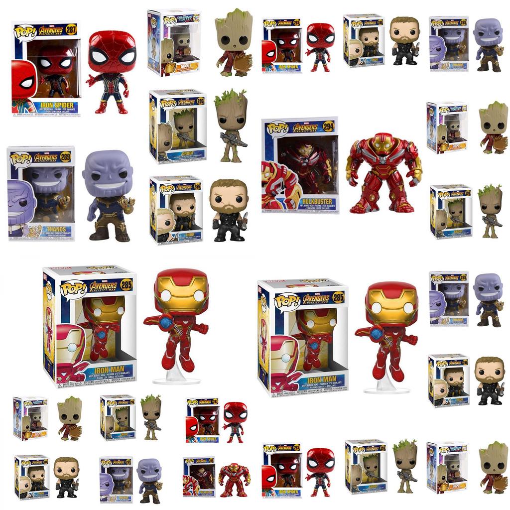 Marvel Avengers Pop Collectible Figure Featuring Iron Man Spider-man And Captain America