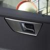 For Mercedes Benz GLK X204 2013-2015 Car Door Handle Panel Frame Protect Cover Carbon Fiber Pattern Interior Accessories Sticker