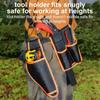Garden Electric Pruning Shear Waist Tool Bag with Battery Storage Box with Belt Portable Outdoor Shear Scissor Storage Tools Bag