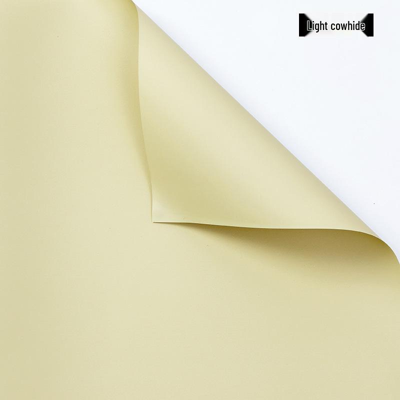 Solid Color European Fresh Flower Wrapping Paper for Bouquets - Korean Style Floral Art Gift Material.