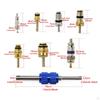 Air Conditioning Valve Core Kit Leakproof Component Remover Installer Tool for Automobile Automotive