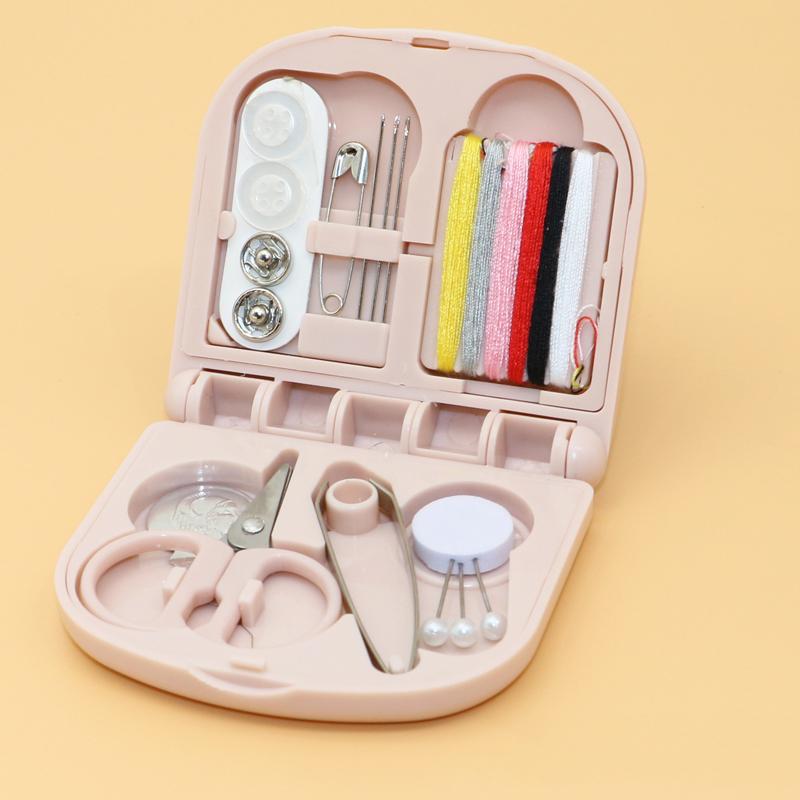 New Mini Square Needle and Thread Box Home DIY Hand Sewing Set