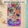 Beach TowelSplatoon Custom Name Text Personalized Soft Towel for Beach Pool Indoor Home Decor Gift