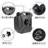 5L Portable Fuel Tank with Lock, Lightweight and Durable for Travel and Outdoor Use, Made of Plastic