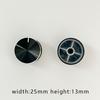 2PCS 6MM  Potentiometer Knobs Caps  Aluminum Alloy Knob Cap Volume Adjustment Knob Flower Shaft Hole Black Silver Gold