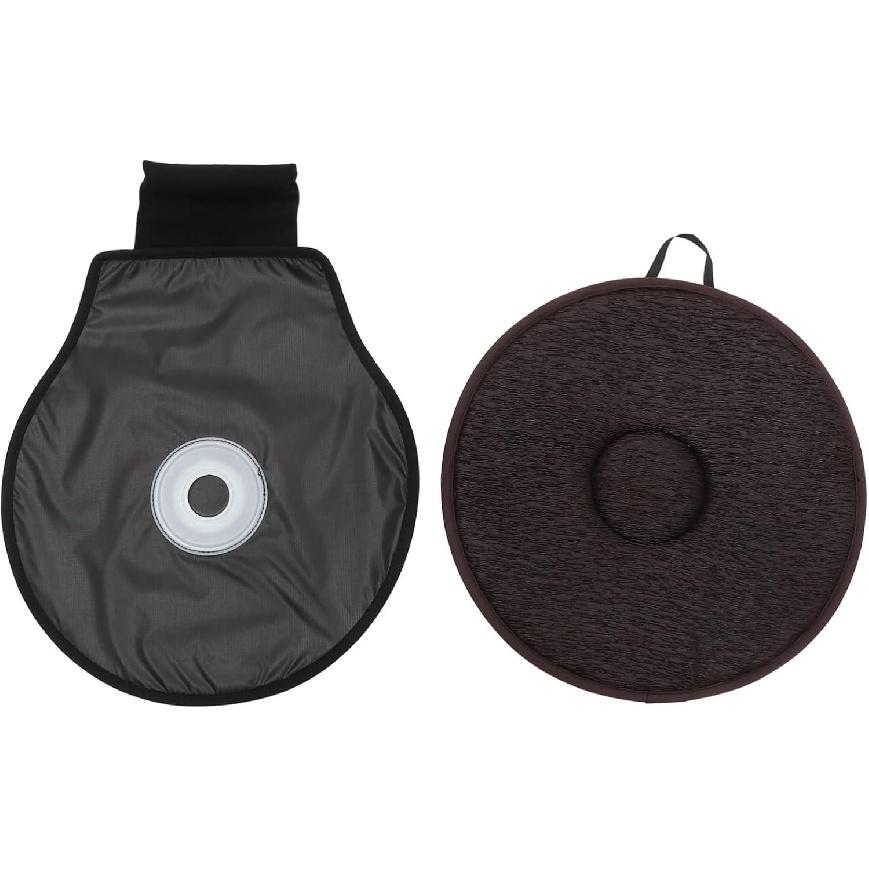 360 Degree Rotating Seat Cushion for Car with Anti-Slip Base Lightweight Breathable Pad for Elderly Pregnant Women Portable Swivel Cushion for Home