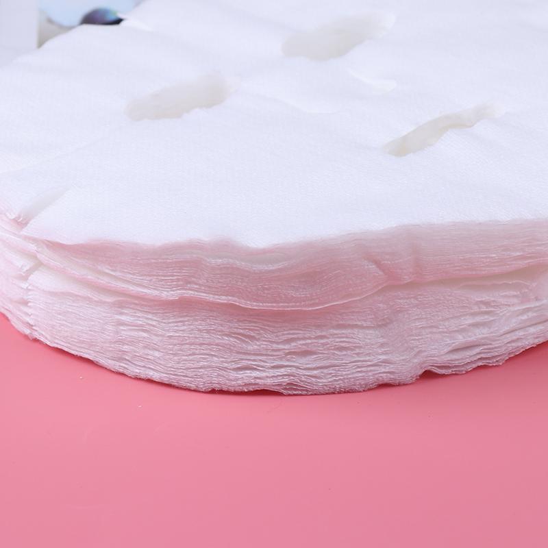 100pc Portable Non-Woven Fabric DIY Facial Masque Sheet General Face Mask Paper Disposable Cotton